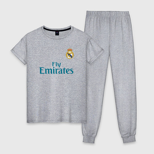 Женская пижама Real Madrid: Ronaldo 07 / Меланж – фото 1