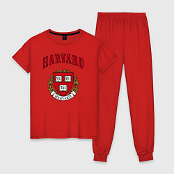 Женская пижама Harvard university