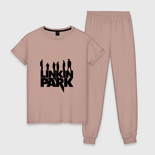 Женская пижама Linkin Park / Пыльно-розовый – фото 1