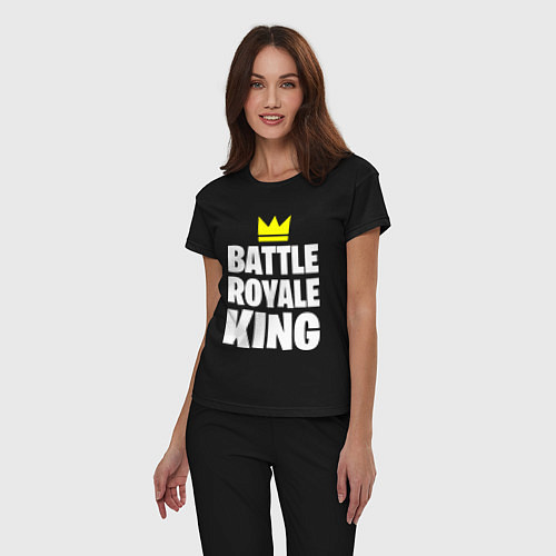 Женская пижама Battle Royale King / Черный – фото 3