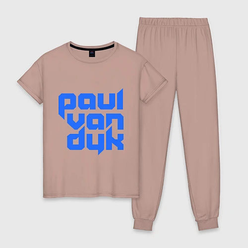 Женская пижама Paul van Dyk: Filled / Пыльно-розовый – фото 1