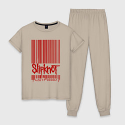 Женская пижама Slipknot: barcode