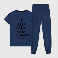 Женская пижама Keep Calm & Go To Hogwarts