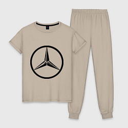 Женская пижама Mercedes-Benz logo