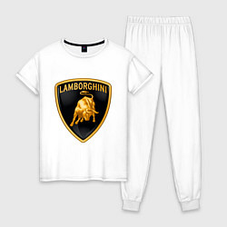 Женская пижама Lamborghini logo