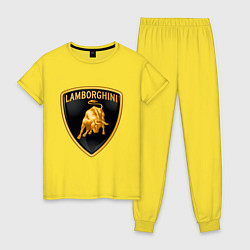 Женская пижама Lamborghini logo