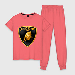 Женская пижама Lamborghini logo