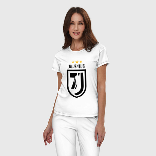 Женская пижама Juventus 7J / Белый – фото 3