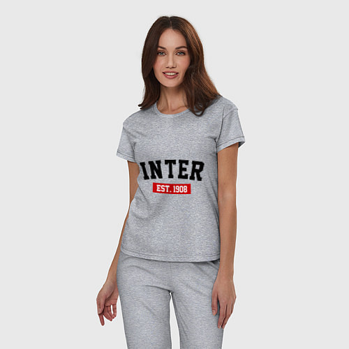 Женская пижама FC Inter Est. 1908 / Меланж – фото 3