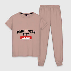 Женская пижама FC Manchester City Est. 1880
