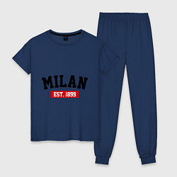 Женская пижама FC Milan Est. 1899