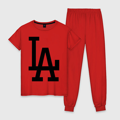 Женская пижама LA: Los Angeles / Красный – фото 1