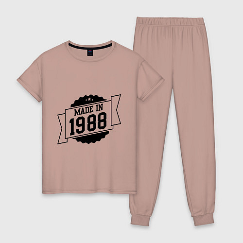 Женская пижама Made in 1988 / Пыльно-розовый – фото 1
