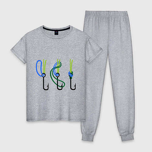 Женская пижама Рыболовный узел / Меланж – фото 1