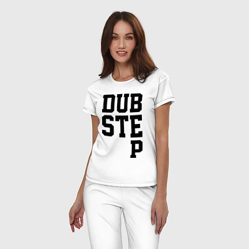Женская пижама DubStep Lines / Белый – фото 3