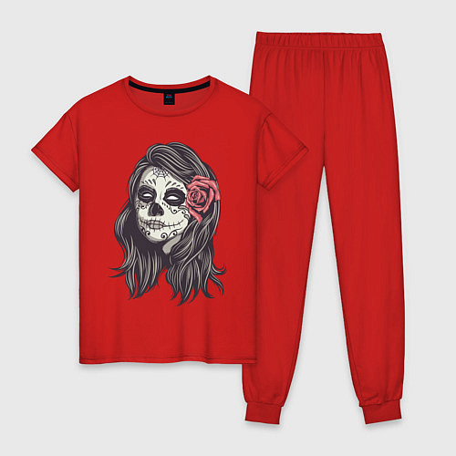 Женская пижама Mexican Girl / Красный – фото 1