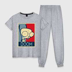 Женская пижама Doom Zim