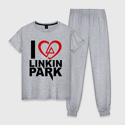 Женская пижама I love Linkin Park