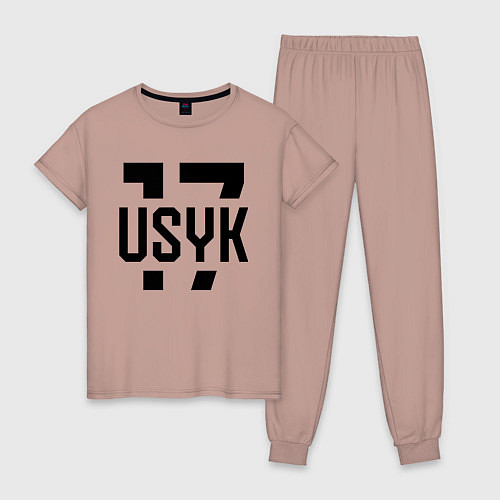 Женская пижама USYK 17 / Пыльно-розовый – фото 1