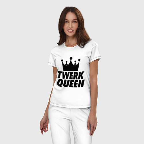 Женская пижама Twerk Queen / Белый – фото 3