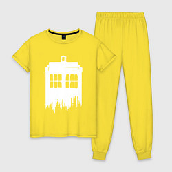 Женская пижама Тардис white - Доктор Кто