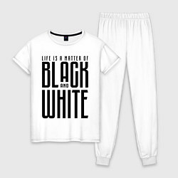 Женская пижама Juventus: Black & White