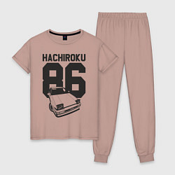 Женская пижама Toyota AE86 Hachiroku
