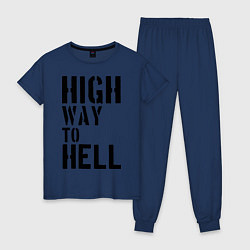 Женская пижама High way to hell