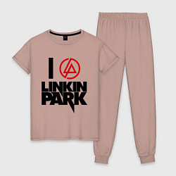 Женская пижама I love Linkin Park