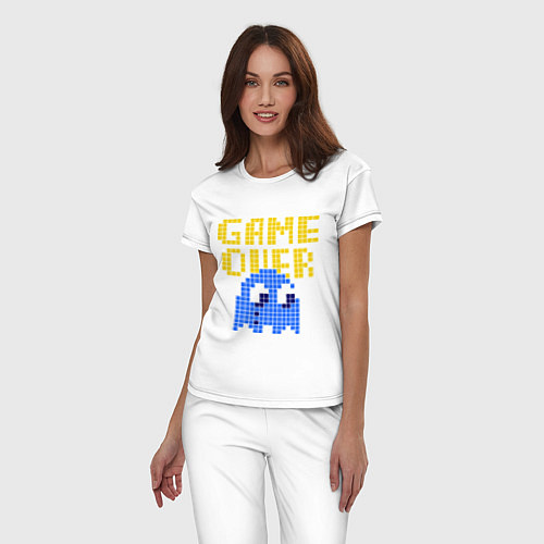 Женская пижама Pac-Man: Game over / Белый – фото 3