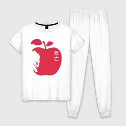 Женская пижама Тетрадь Смерти - Рюк и яблоко
