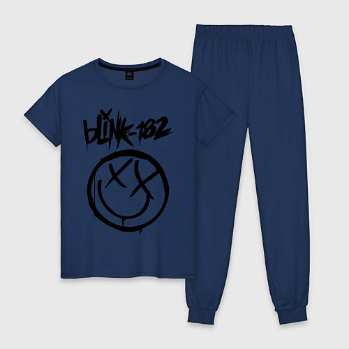 Женская пижама BLINK-182 / Тёмно-синий – фото 1