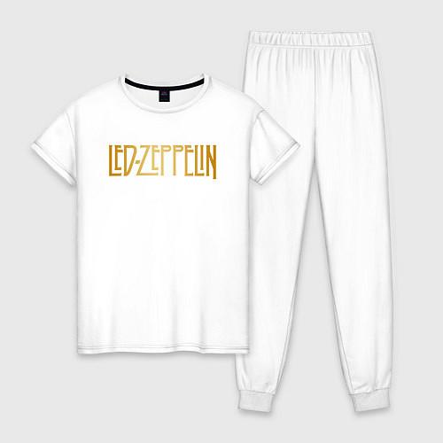 Женская пижама Led Zeppelin / Белый – фото 1
