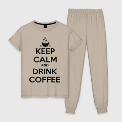 Женская пижама Keep Calm & Drink Coffee