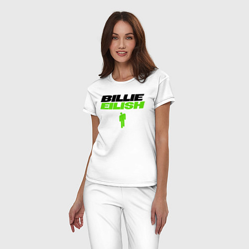 Женская пижама Billie Eilish: Bellyache / Белый – фото 3