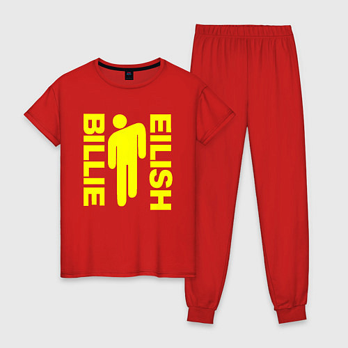 Женская пижама BILLIE EILISH / Красный – фото 1