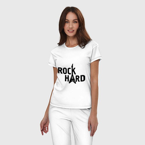 Женская пижама Rock hard / Белый – фото 3