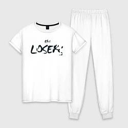 Пижама хлопковая женская The Losers, цвет: белый