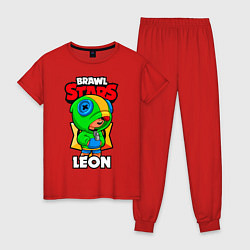 Женская пижама BRAWL STARS LEON