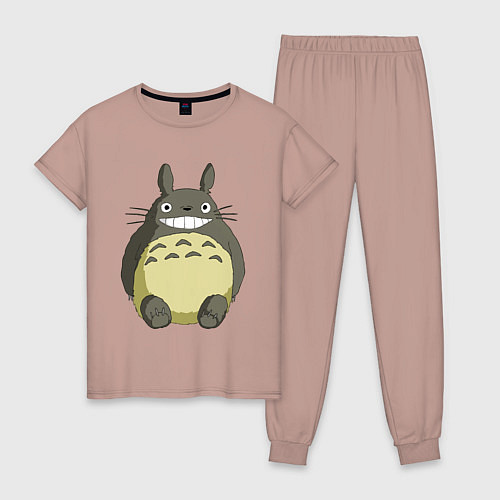 Женская пижама Тоторо / Пыльно-розовый – фото 1