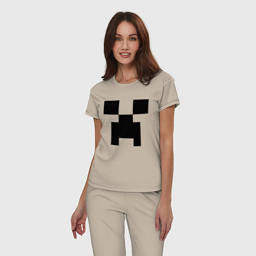 Женская пижама Minecraft / Миндальный – фото 3