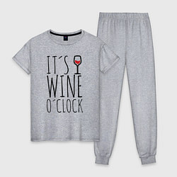 Женская пижама Wine O'clock