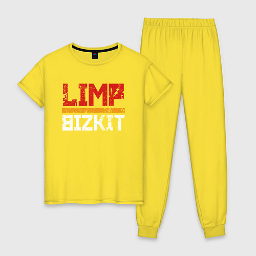 Женская пижама LIMP BIZKIT / Желтый – фото 1