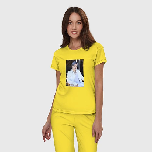Женская пижама BTS / Желтый – фото 3