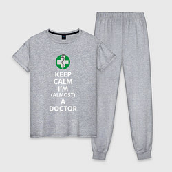 Женская пижама Keep calm I??m a doctor