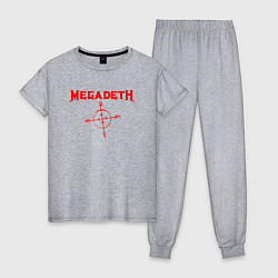 Женская пижама Megadeth