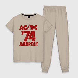 Женская пижама ACDC 74 jailbreak