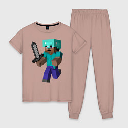 Женская пижама Майнкрафт