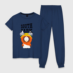 Пижама хлопковая женская South Park Кенни, цвет: тёмно-синий