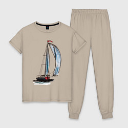 Женская пижама Парусник